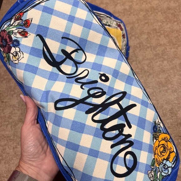 BRIGHTON CANVAS TOTE BAG "TIED WITH LOVE" BRAND NEW - Picture 11 of 14